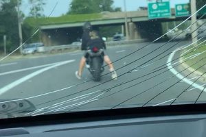 road rage motorcyclist